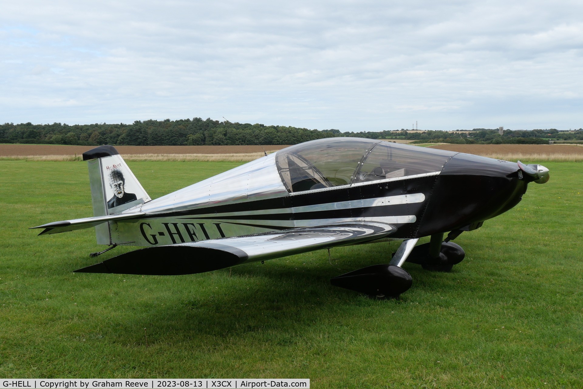 G-HELL, 2015 Sonex 3300 C/N LAA 337-15182, Parked at Northrepps.