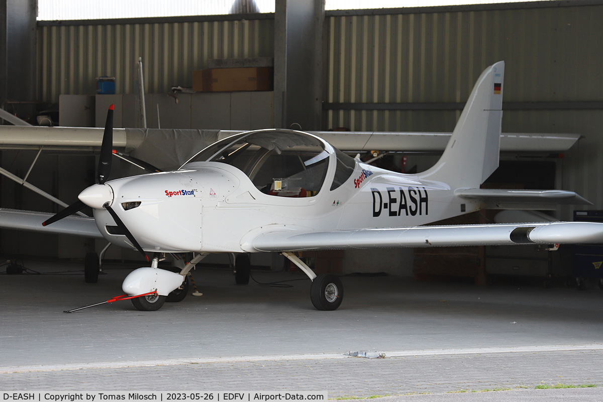 D-EASH, 1975 Piper PA-28-180 Cherokee Archer C/N 28-7505038, Worms (ZQV / EDFV), Germany