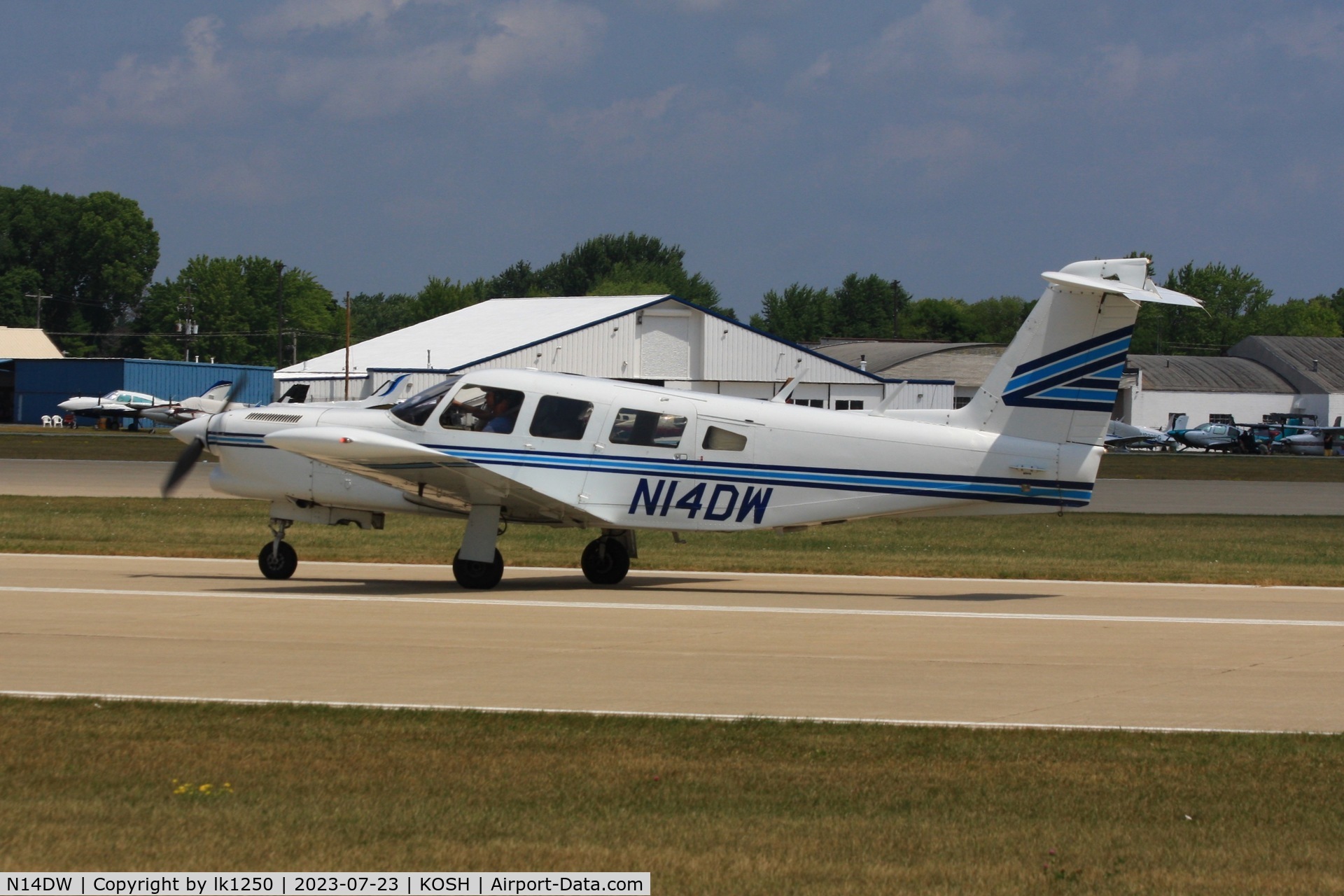 N14DW, Piper PA-32RT-300T Turbo Lance II C/N 32R-7887023, This Piper PA32RT Cherokee Lance arrived for EAA AirVenture 2023