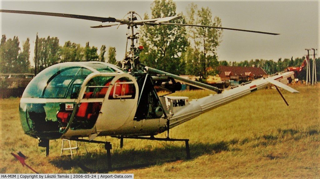 HA-MIM, 1964 Hiller UH-12E C/N 2315, Hiller UH-12E4, Gyenesdiás (Hungary), mid 1990's