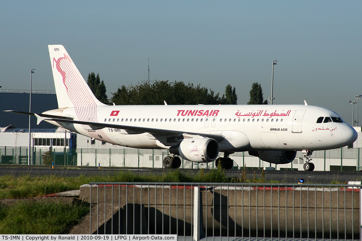 TS-IMN, 2000 Airbus A320-211 C/N 1187, at cdg