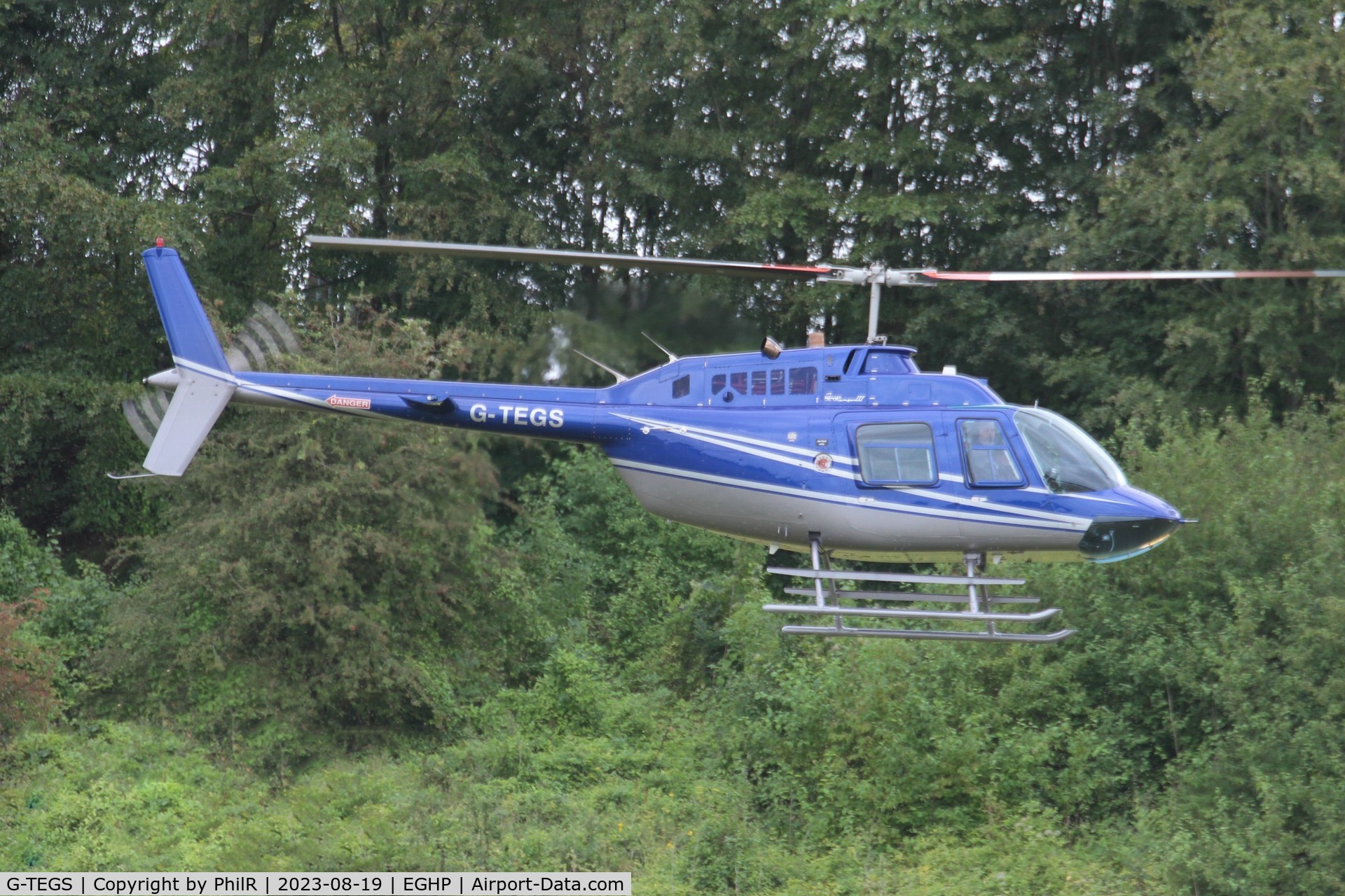G-TEGS, 2007 Bell 206B JetRanger III C/N 4622, G-TEGS 2007 Bell 206B Jet Ranger lll LAA Rally Popham
