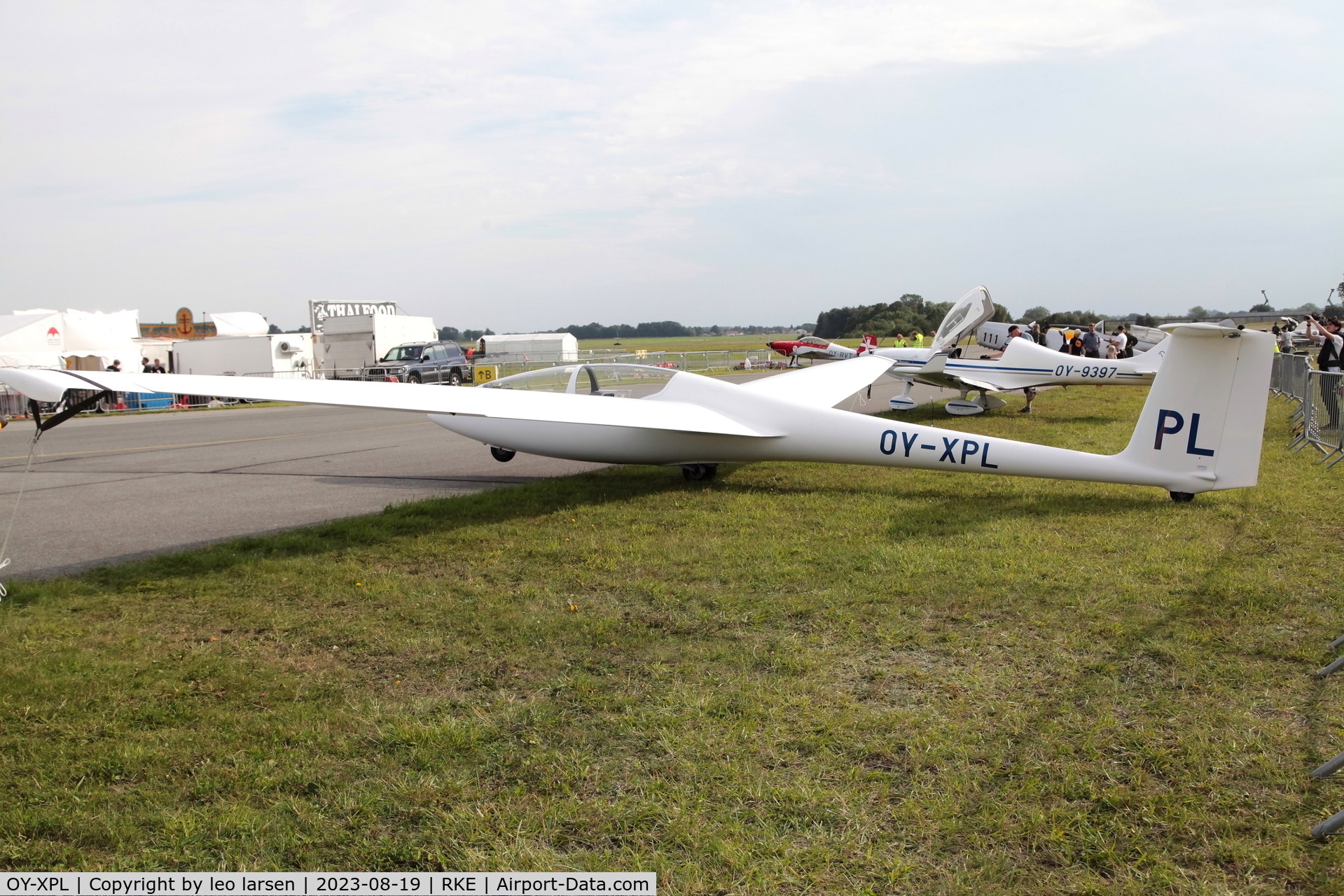 OY-XPL, 1987 Schleicher ASK-21 C/N 21356, Roskilde Air Show 19.8.2023