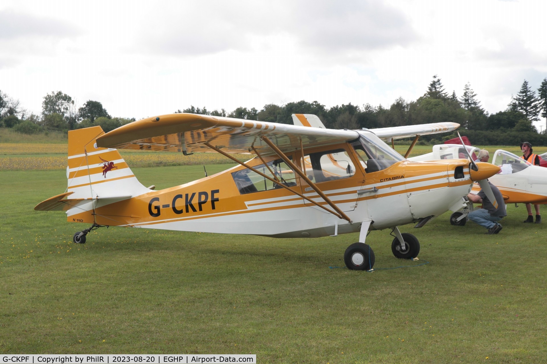G-CKPF, 1968 Champion 7GCBC Citabria C/N 110, G-CKPF 1968 Champion 7GCBC LAA Fly In Popham