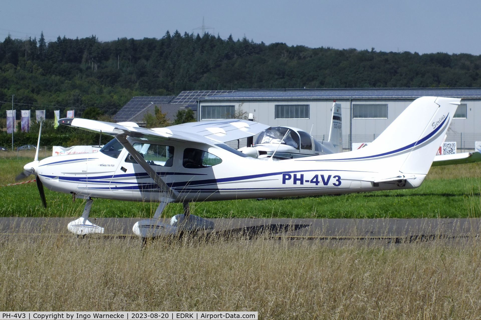 PH-4V3, 2021 TL Ultralight TL-3000 Sirius C/N 21 SI 211, TL Ultralight TL-3000 Sirius at Koblenz-Winningen airfield