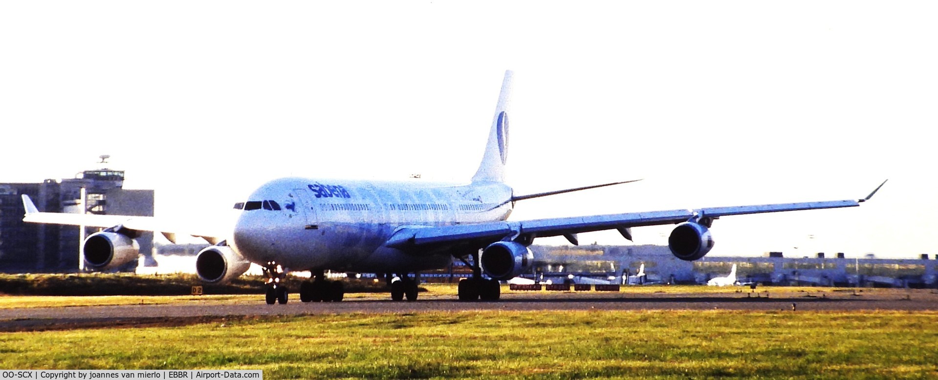 OO-SCX, 1993 Airbus A340-211 C/N 022, Slide scan