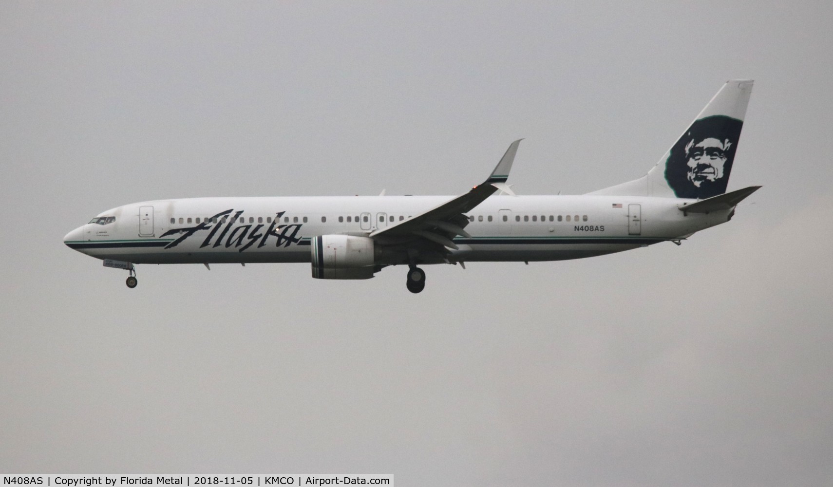 N408AS, 2013 Boeing 737-990/ER C/N 41732, ASA 738 zx PDX-MCO