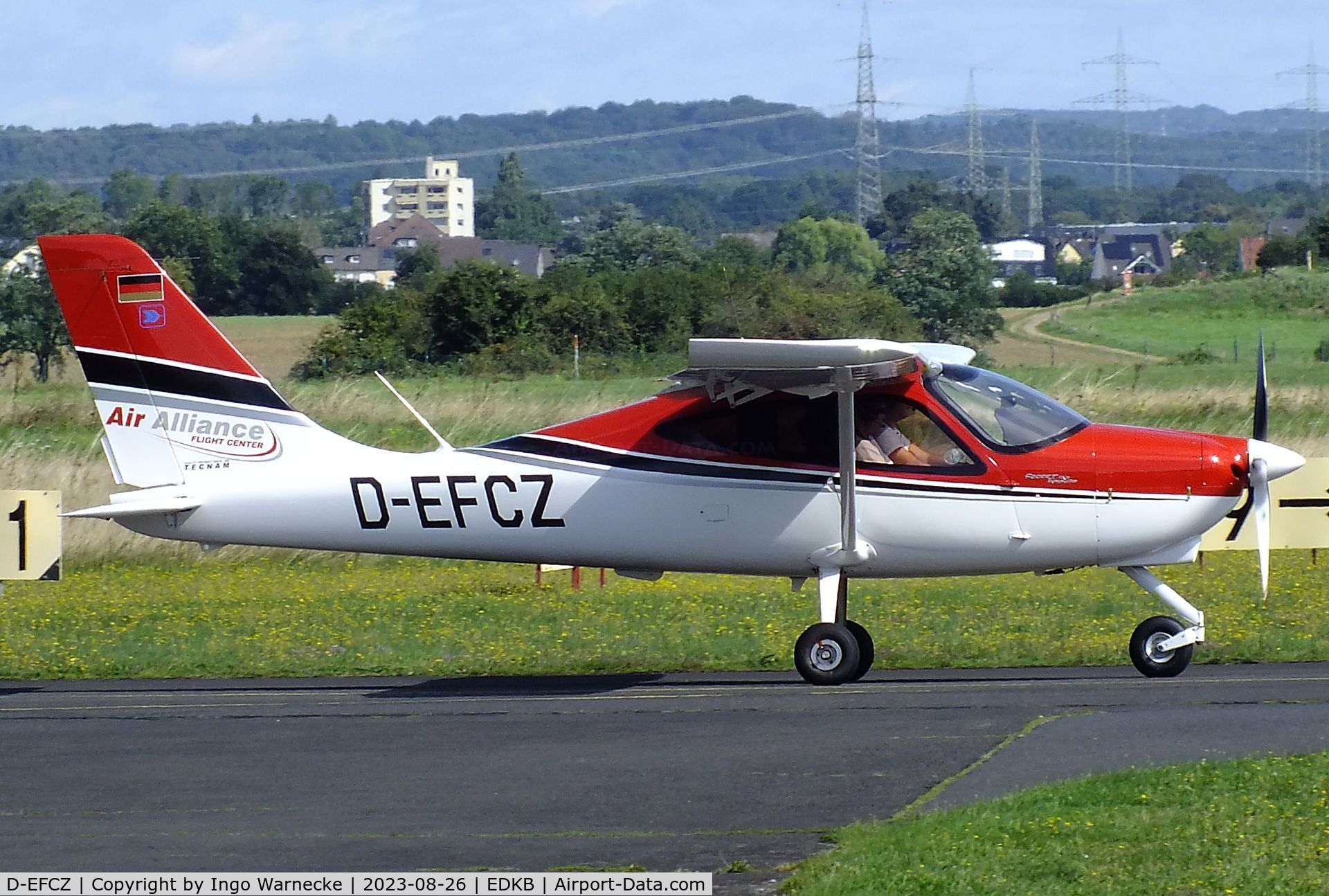 D-EFCZ, 2018 Tecnam P-2008JC Mk.II C/N 1125, Tecnam P2008 JC Mk II at Bonn-Hangelar airfield during the Grumman Fly-in 2023