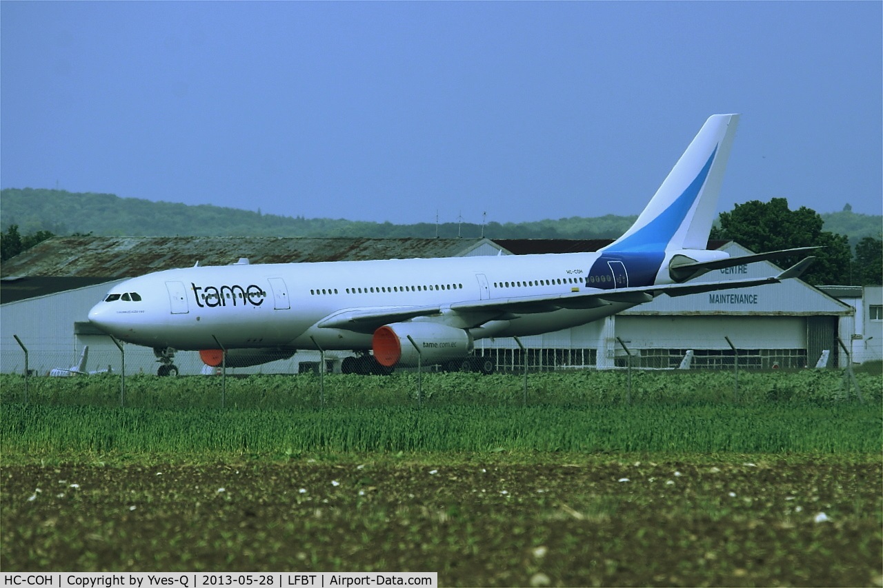 HC-COH, 2000 Airbus A330-243 C/N 348, Airbus A330-243, Stored and pending dismantling by Tarmac Aerosave,Tarbes-Lourdes-Pyrénées airport (LFBT-LDE)