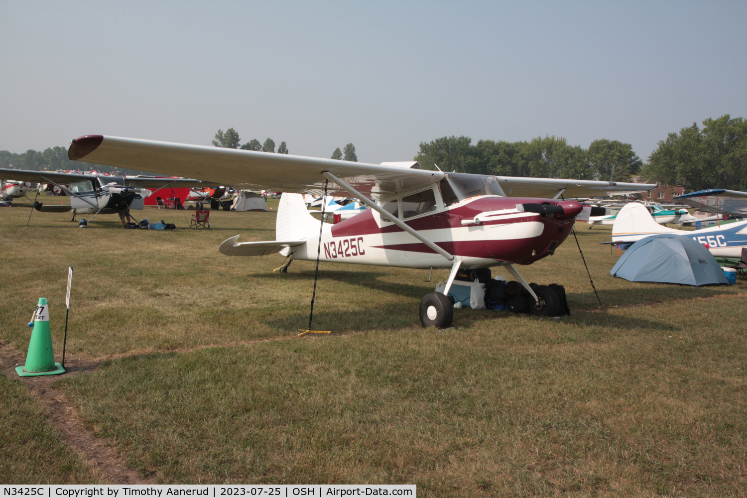 N3425C, 1954 Cessna 170B C/N 26468, 1954 Cessna 170B, c/n: 26468. AirVenture 2023