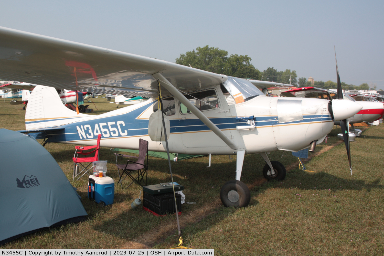 N3455C, 1954 Cessna 170B C/N 26498, 1954 Cessna 170B, c/n: 26498. AirVenture 2023