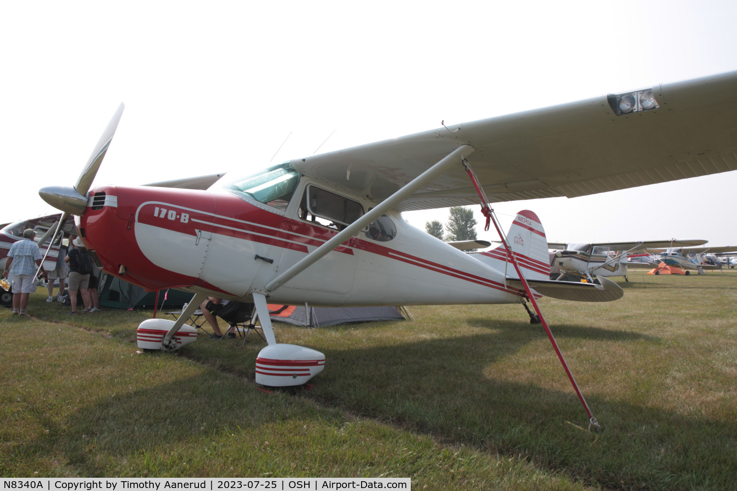 N8340A, 1952 Cessna 170B C/N 25192, 1952 Cessna 170B, c/n: 25192. AirVenture 2023