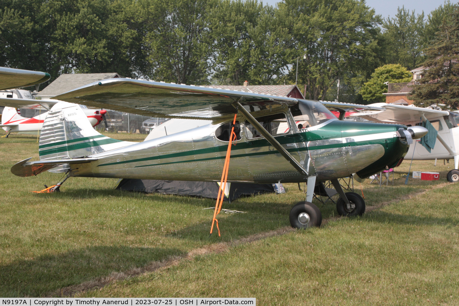 N9197A, 1949 Cessna 170A C/N 18958, 1949 Cessna 170A, c/n: 18958. AirVenture 2023