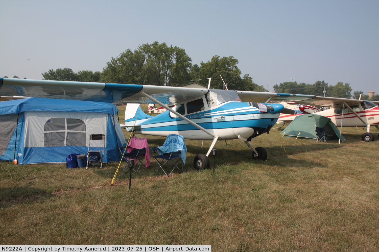 N9222A, 1949 Cessna 170A C/N 18983, 1949 Cessna 170A, c/n: 18983. AirVenture 2023