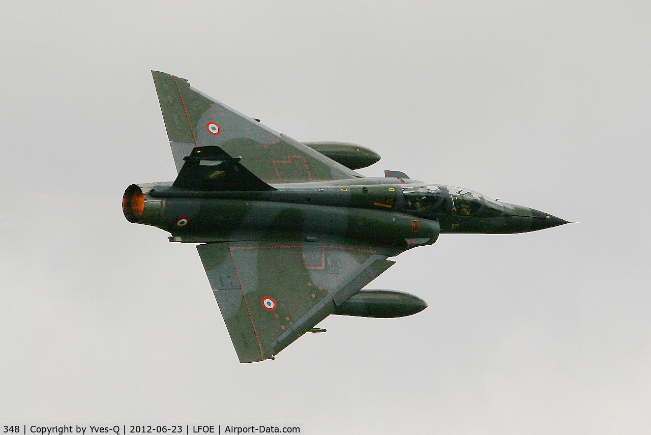 348, Dassault Mirage 2000N C/N 302, Dassault Mirage 2000N, Ramex Delta Tactical display, Evreux-Fauville Air Base 105 (LFOE)