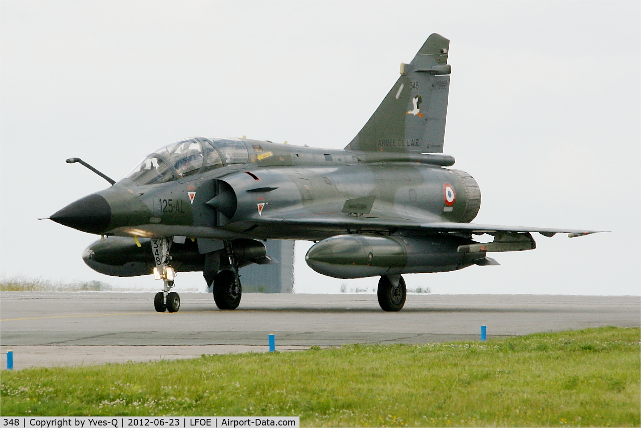 348, Dassault Mirage 2000N C/N 302, Dassault Mirage 2000N, Taxiing to flight line, Evreux-Fauville Air Base 105 (LFOE)