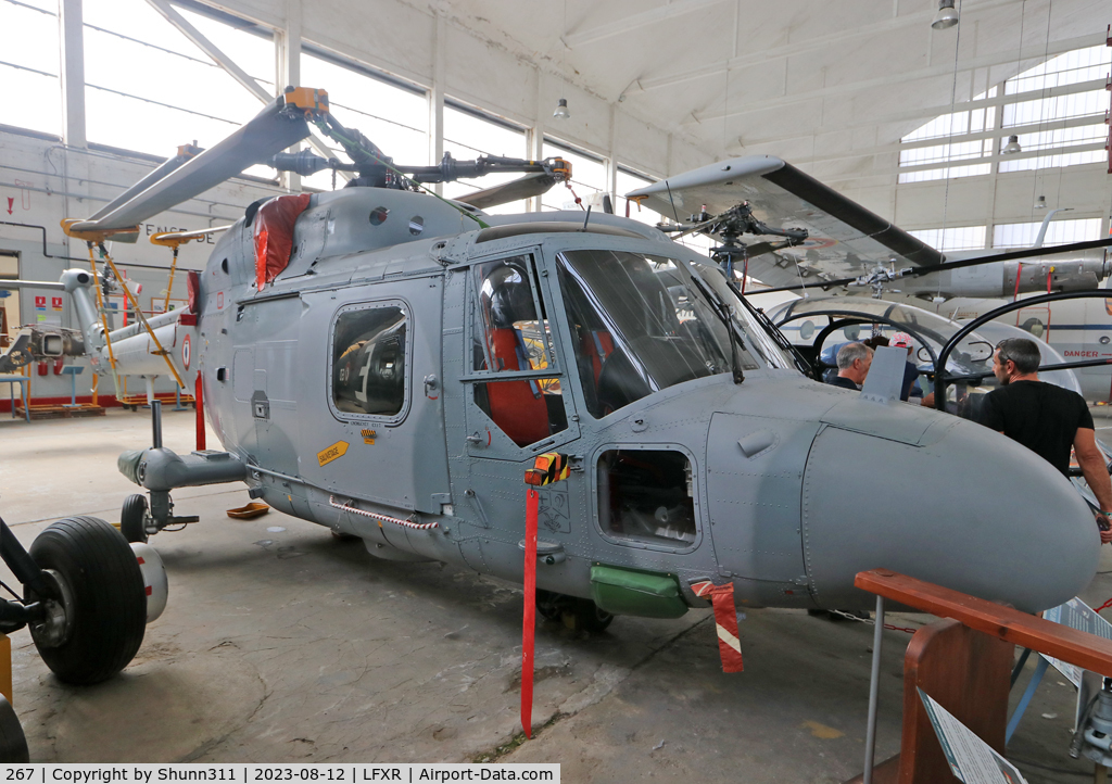 267, Westland Lynx HAS.2(FN) C/N 051, Displayed at the ANAMAN - Rochefort French Navy Museum