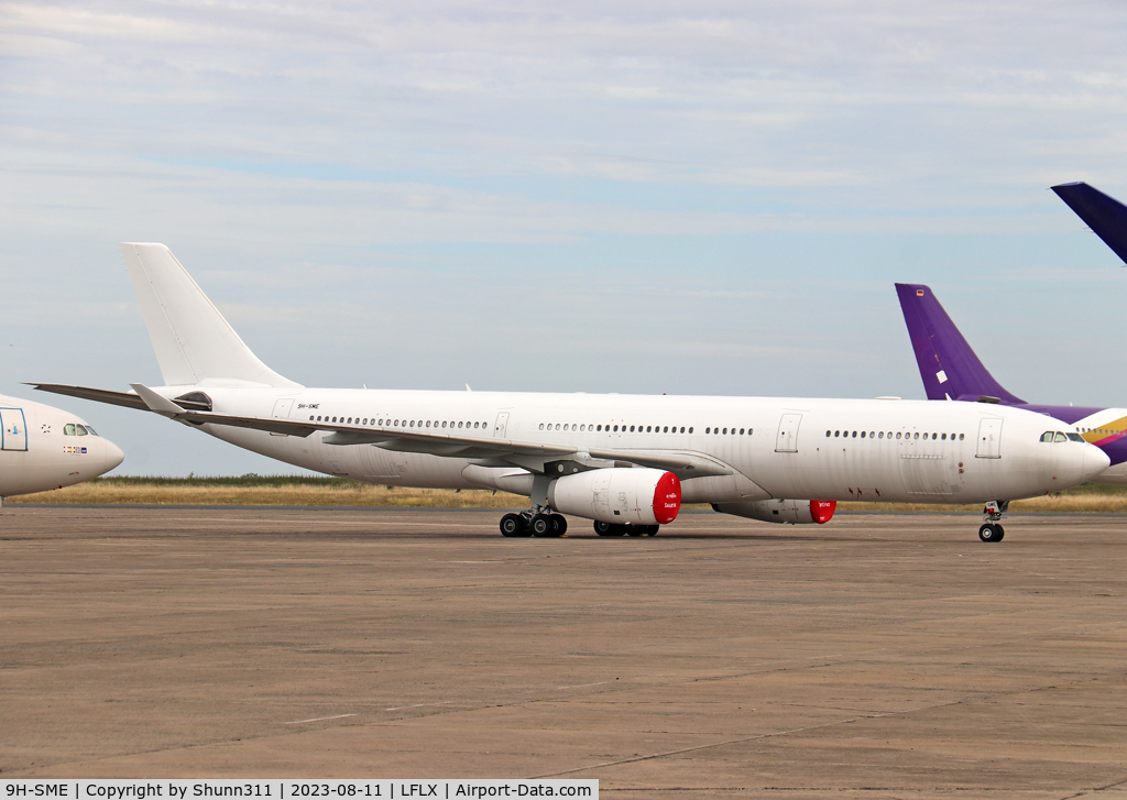 9H-SME, 2008 Airbus A330-343X C/N 954, Parked in all white c/s without titles...