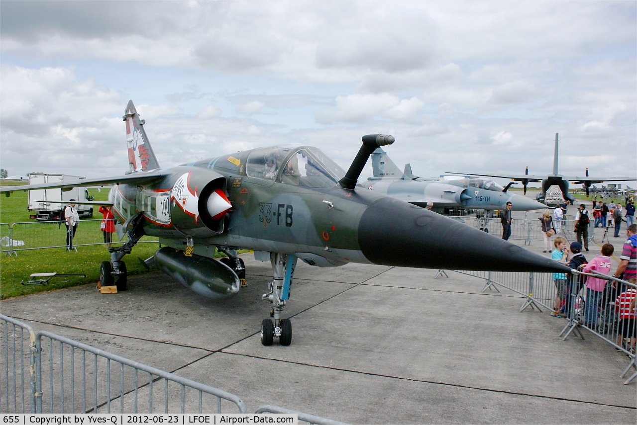 655, Dassault Mirage F.1CR C/N 655, Dassault Mirage F1CR (33-FB), Static display, Evreux-Fauville Air Base 105 (LFOE)