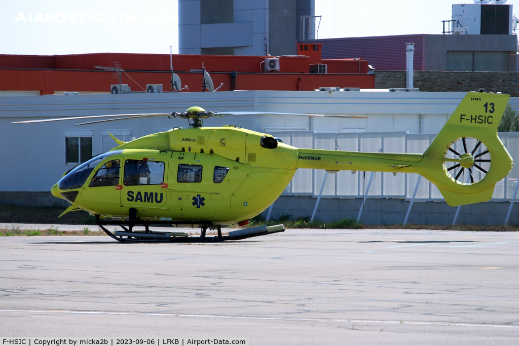 F-HSIC, 2019 Airbus Helicopters EC-145T-2 (BK-117D-2) C/N 20269, Parked