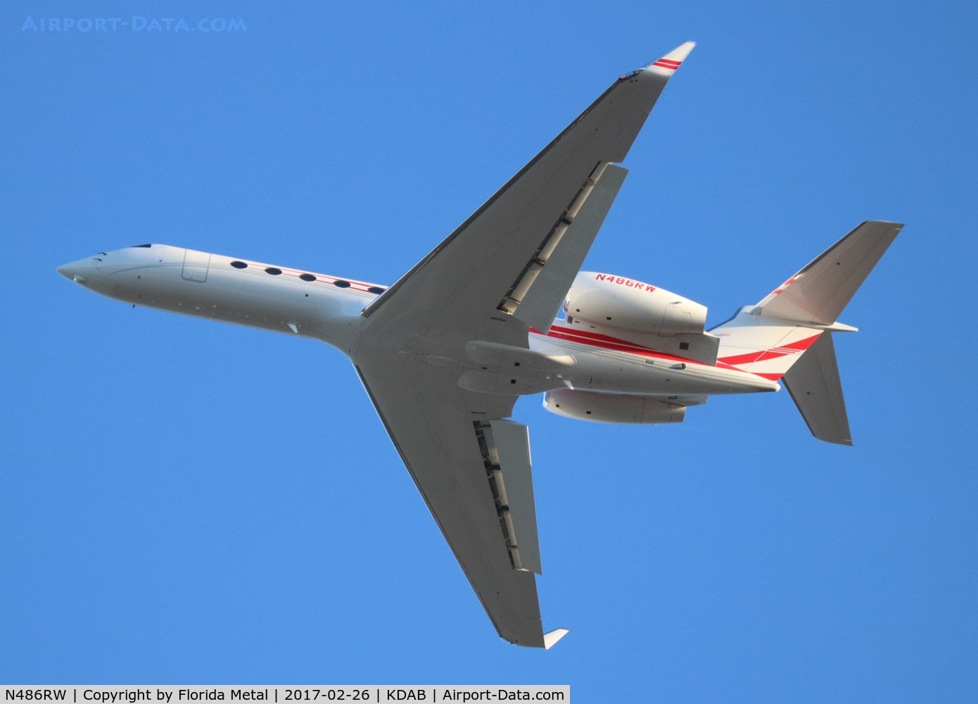 N486RW, 2014 Gulfstream Aerospace GV-SP (G550) C/N 5484, G550 zx