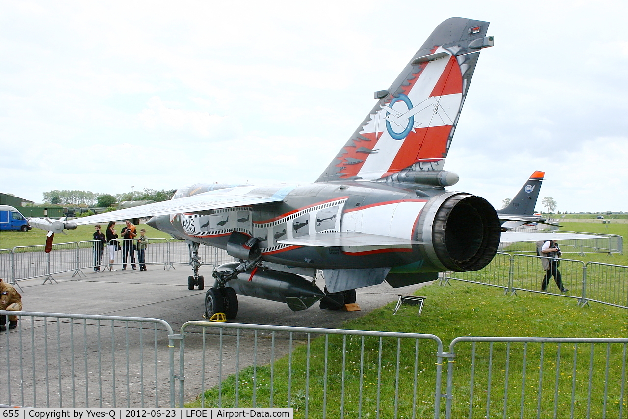655, Dassault Mirage F.1CR C/N 655, Dassault Mirage F1CR (33-FB), Static display, Evreux-Fauville Air Base 105 (LFOE)