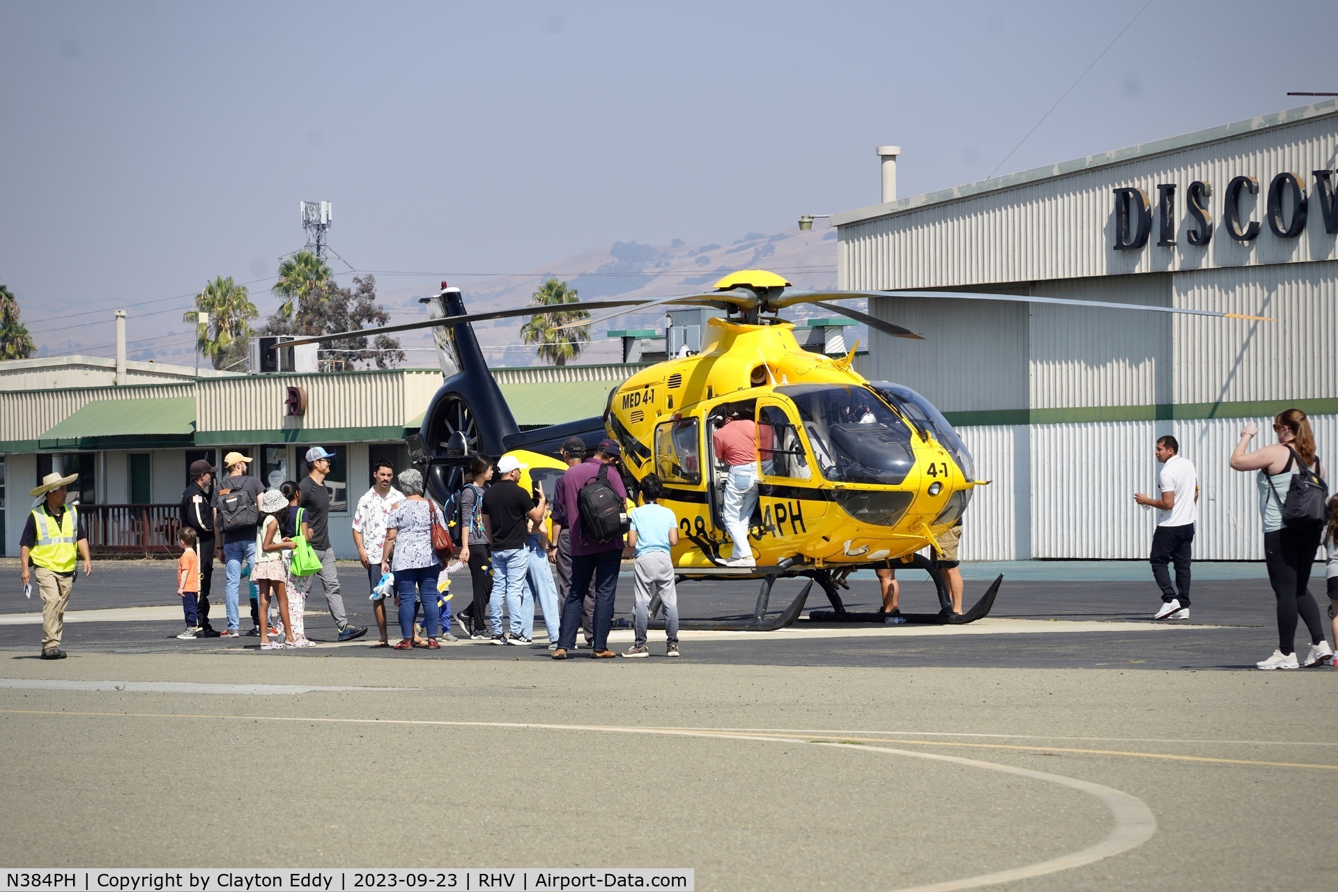 N384PH, 2008 Eurocopter EC-135P-2+ C/N 0653, Reid-Hillview Airport Community Day California 2023.