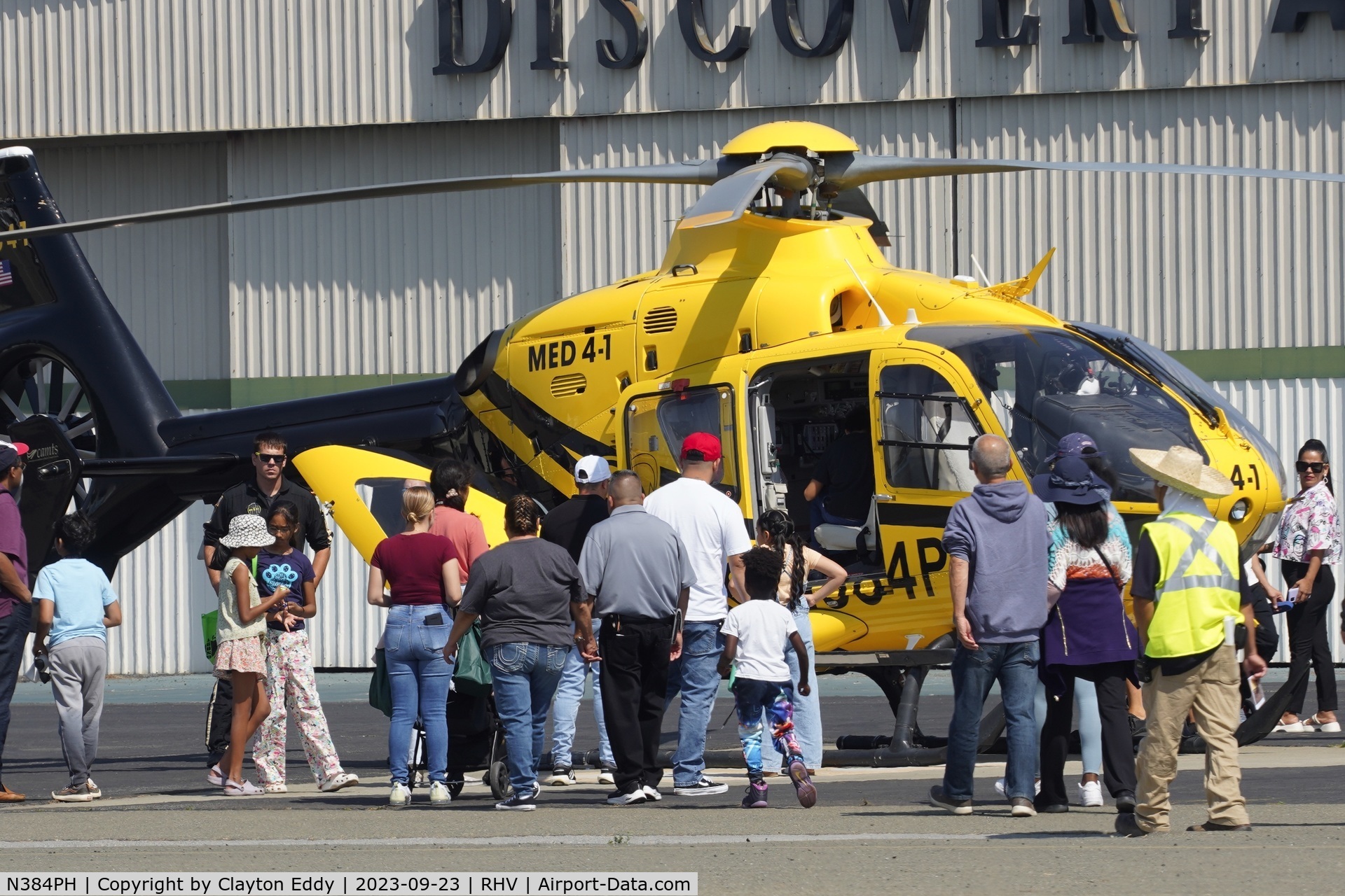 N384PH, 2008 Eurocopter EC-135P-2+ C/N 0653, Reid-Hillview Airport Community Day California 2023.