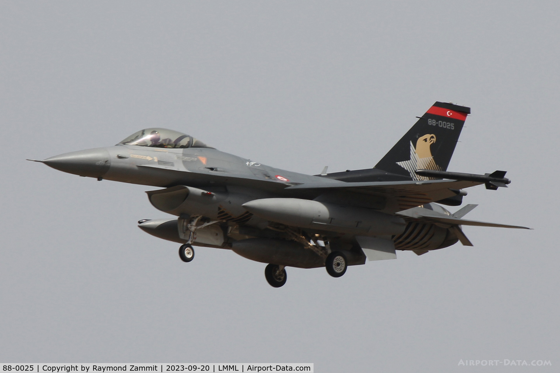 88-0025, TAI (Turkish Aerospace Industries) F-16C Fighting Falcon C/N 4R-27, TAI F-16C 88-0025 Turkish Air Force