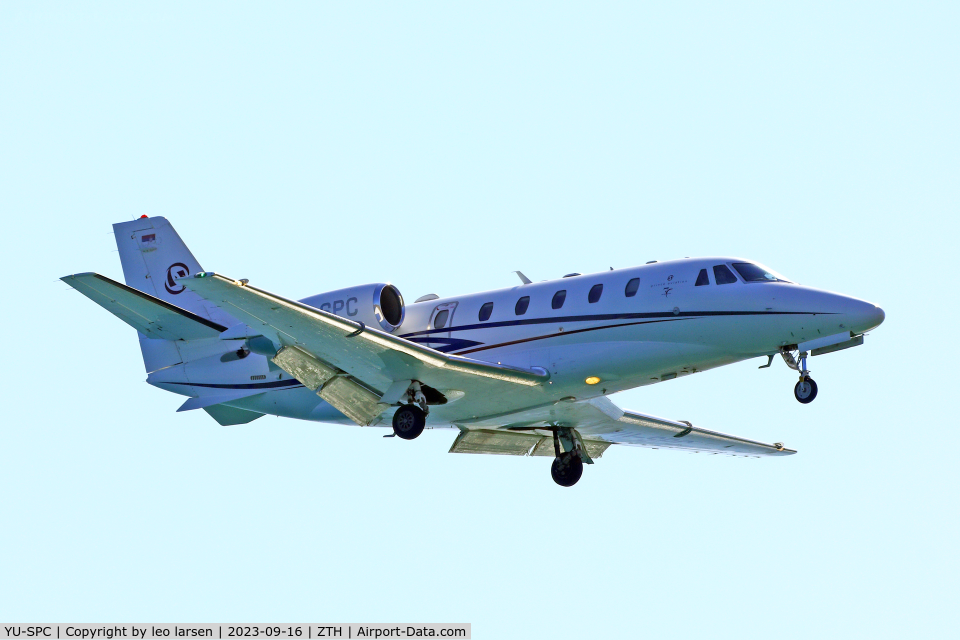 YU-SPC, 2013 Cessna 560XL Citation XLS+ C/N 560-6136, ZTH 16.9.2023