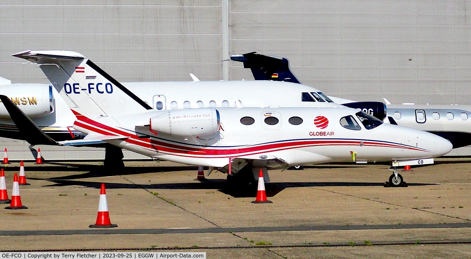 OE-FCO, 2008 Cessna 510 Citation Mustang Citation Mustang C/N 510-0127, At Luton Airport