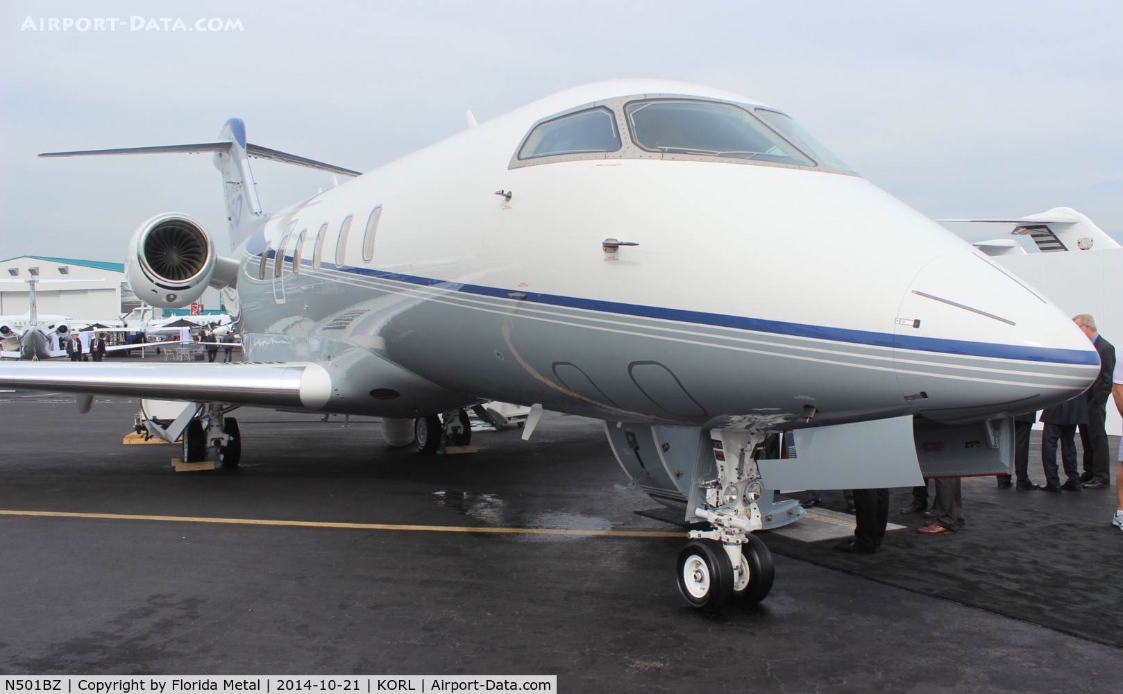 N501BZ, 2014 Bombardier Challenger 350 (BD-100-1A10) C/N 20501, Challenger 350 zx