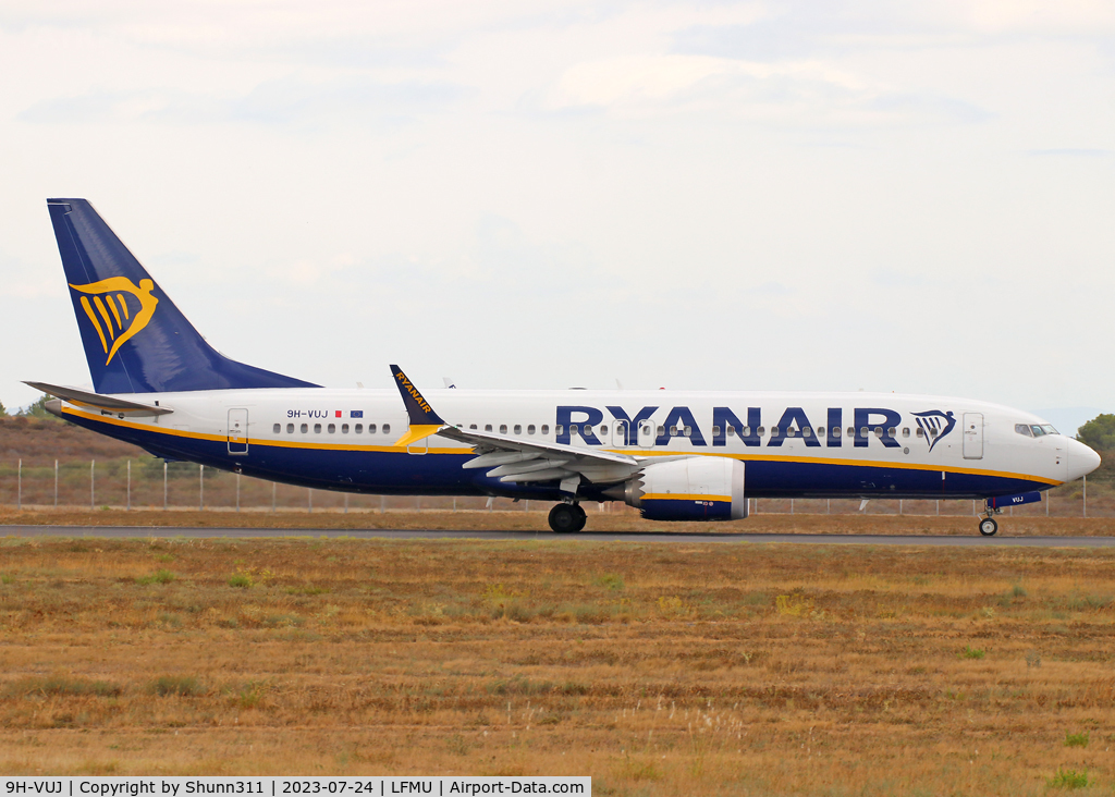 9H-VUJ, 2021 Boeing 737-8-200 MAX C/N 62300, Taxiing for take off...