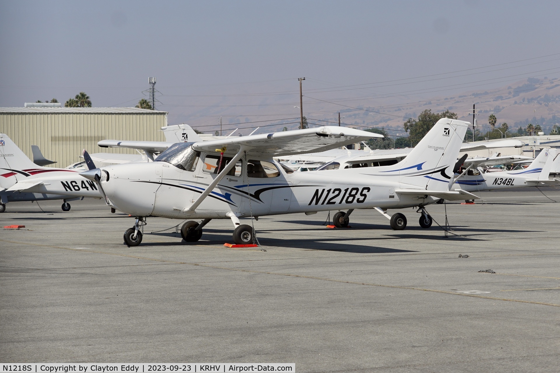 N1218S, 2012 Cessna 172S Skyhawk C/N 172S11161, Reid-Hillview Airport Community Day California 2023.