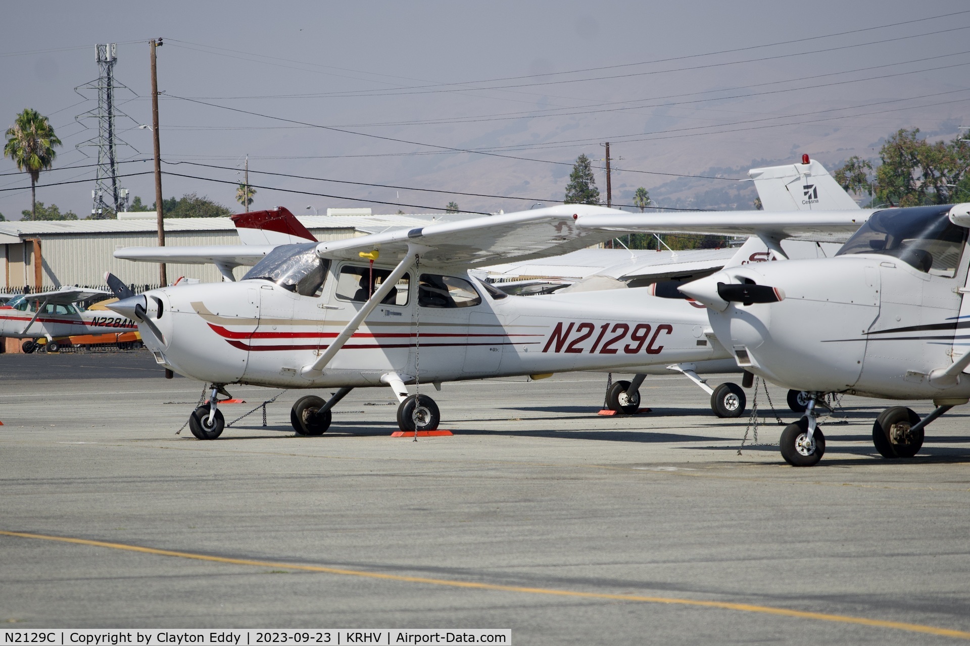 N2129C, 2003 Cessna 172S C/N 172S9436, Reid-Hillview Airport Community Day California 2023.