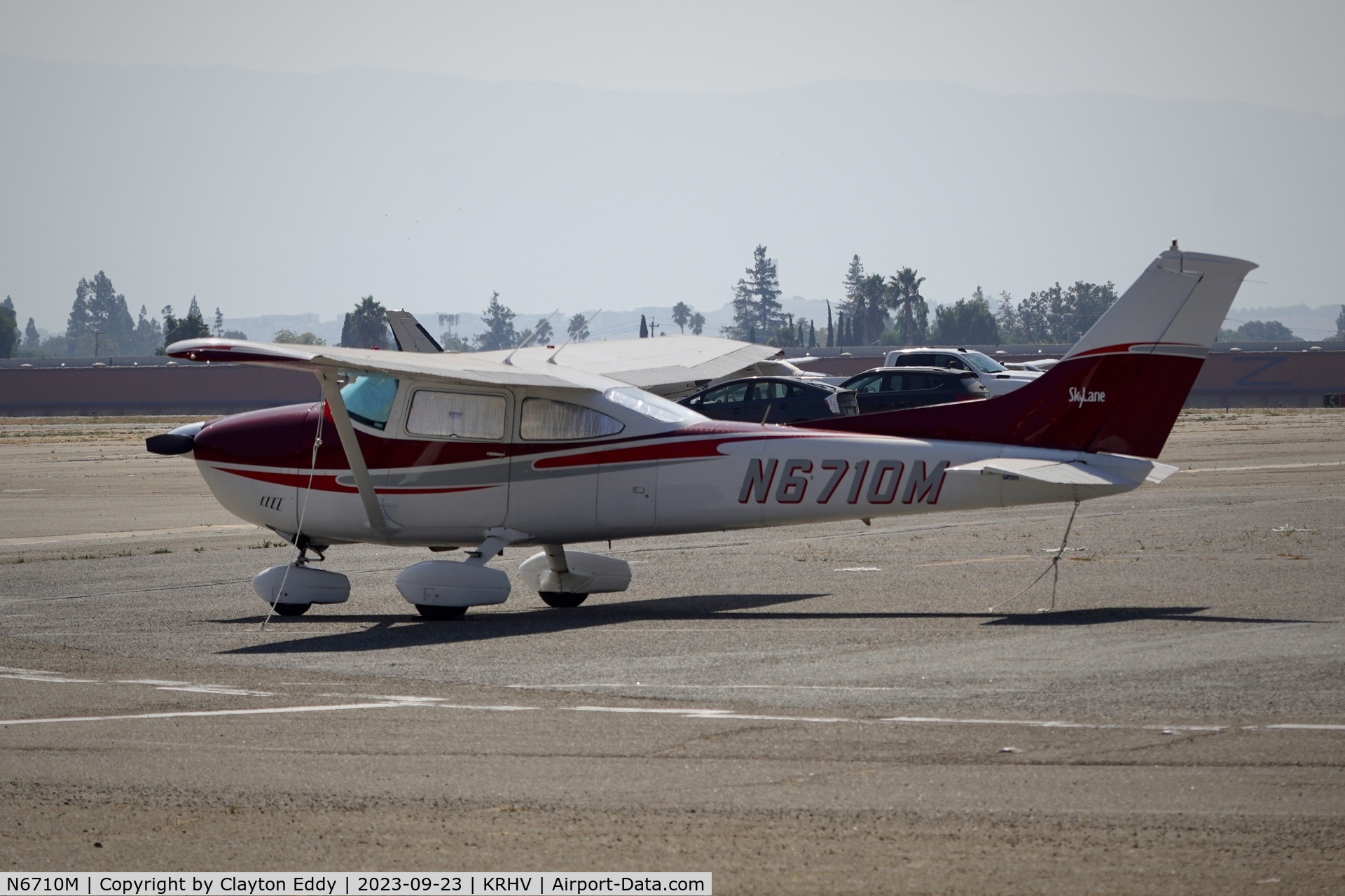 N6710M, 1975 Cessna 182P Skylane C/N 18263810, Reid-Hillview Airport Community Day California 2023.