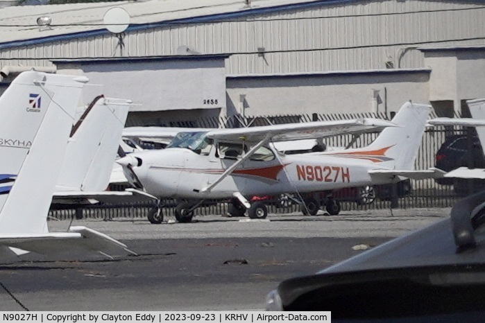 N9027H, 1975 Cessna 172M C/N 17265908, Read-Hillview Airport California 2023.