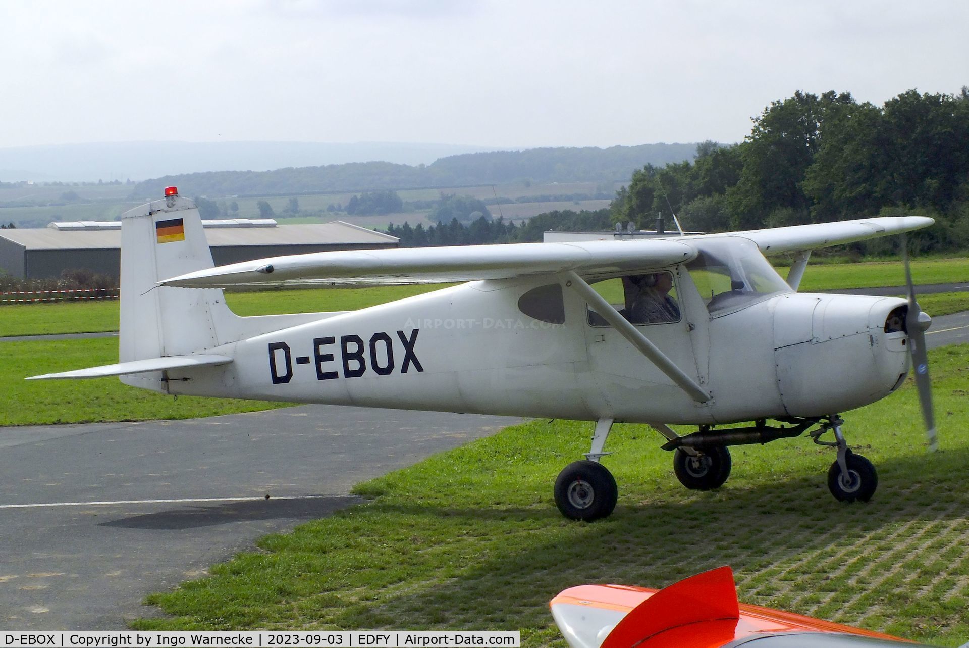 D-EBOX, 1959 Cessna 150B C/N 15017179, Cessna 150B at the Fly-in und Flugplatzfest (airfield display) at Elz Airfield