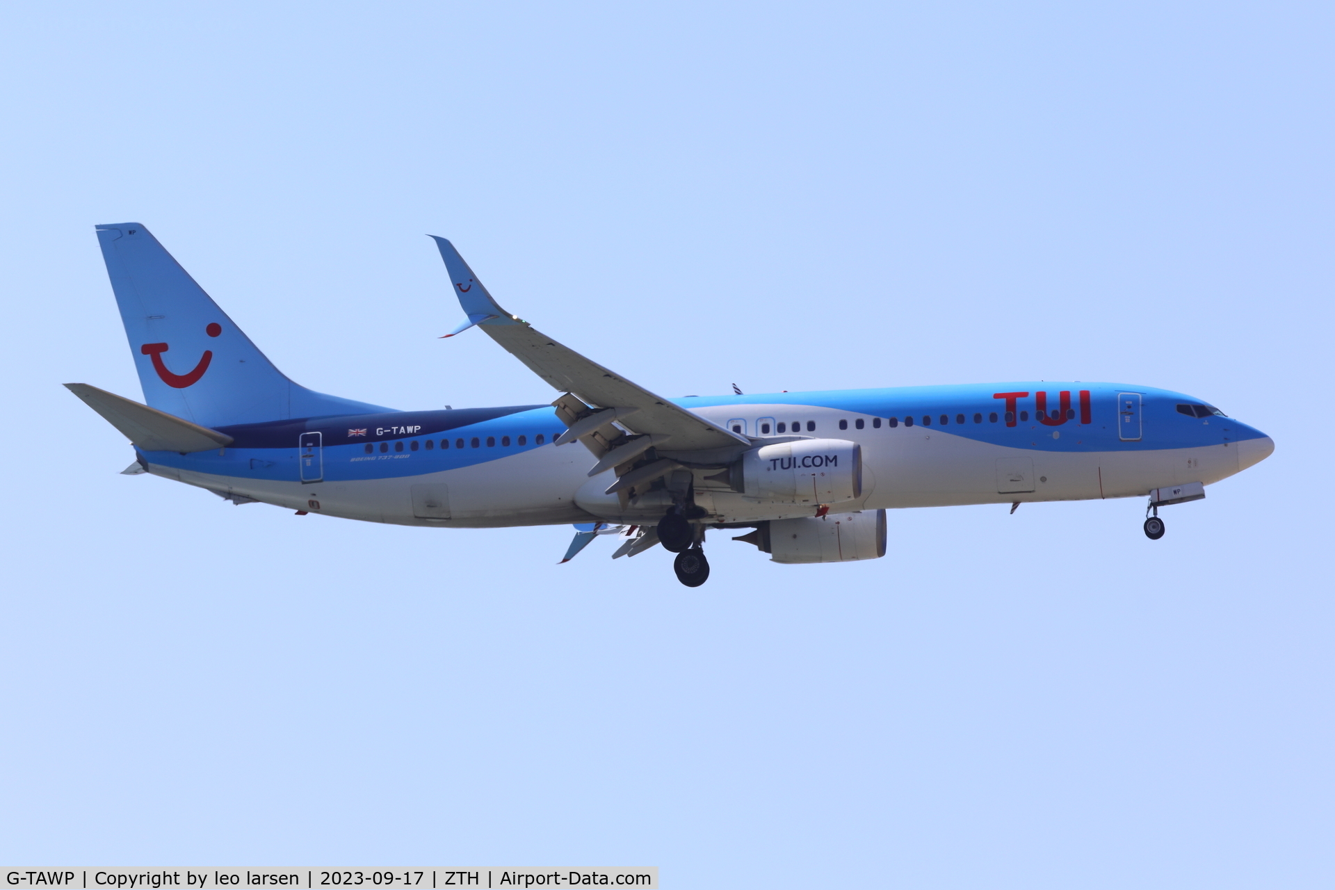 G-TAWP, 2013 Boeing 737-8K5 C/N 37257, ZTH 17.9.2023