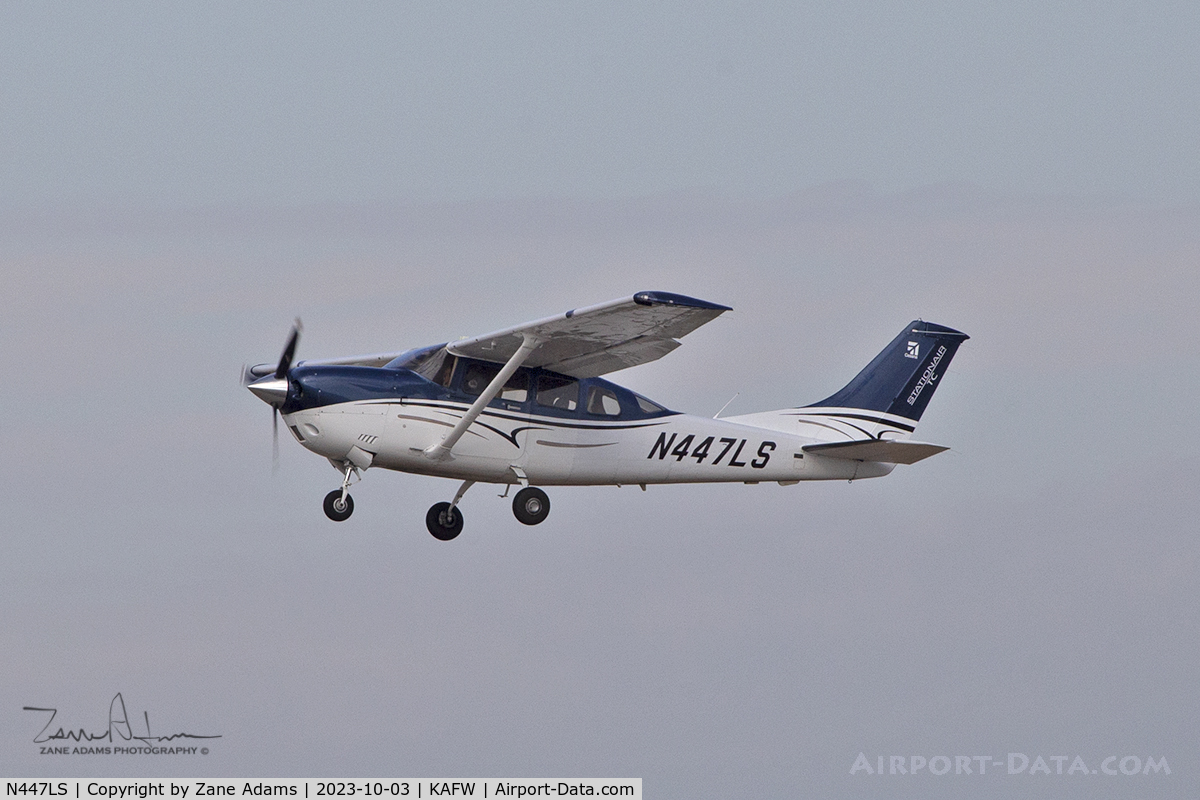 N447LS, 2014 Cessna T206H Turbo Stationair Turbo Stationair C/N T20609156, Departing Perot Field, Fort Worth, TX