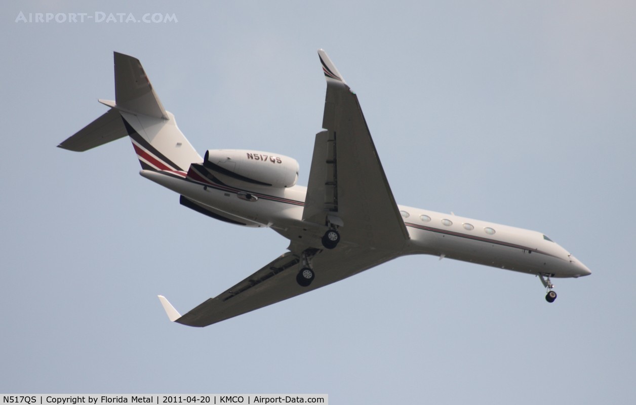 N517QS, 2008 Gulfstream Aerospace GV-SP (G550) C/N 5209, G550 zx