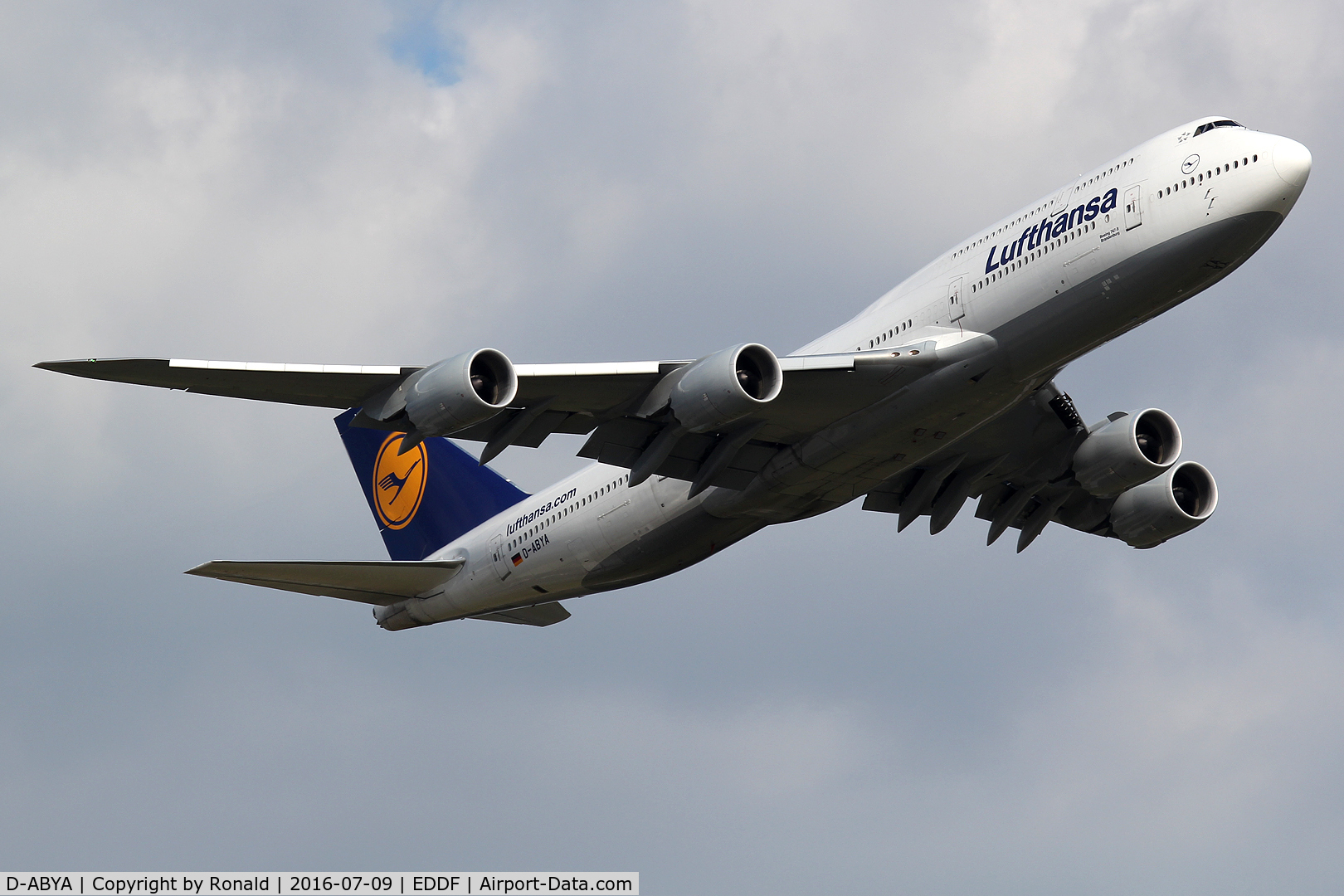 D-ABYA, 2012 Boeing 747-830 C/N 37827, at fra