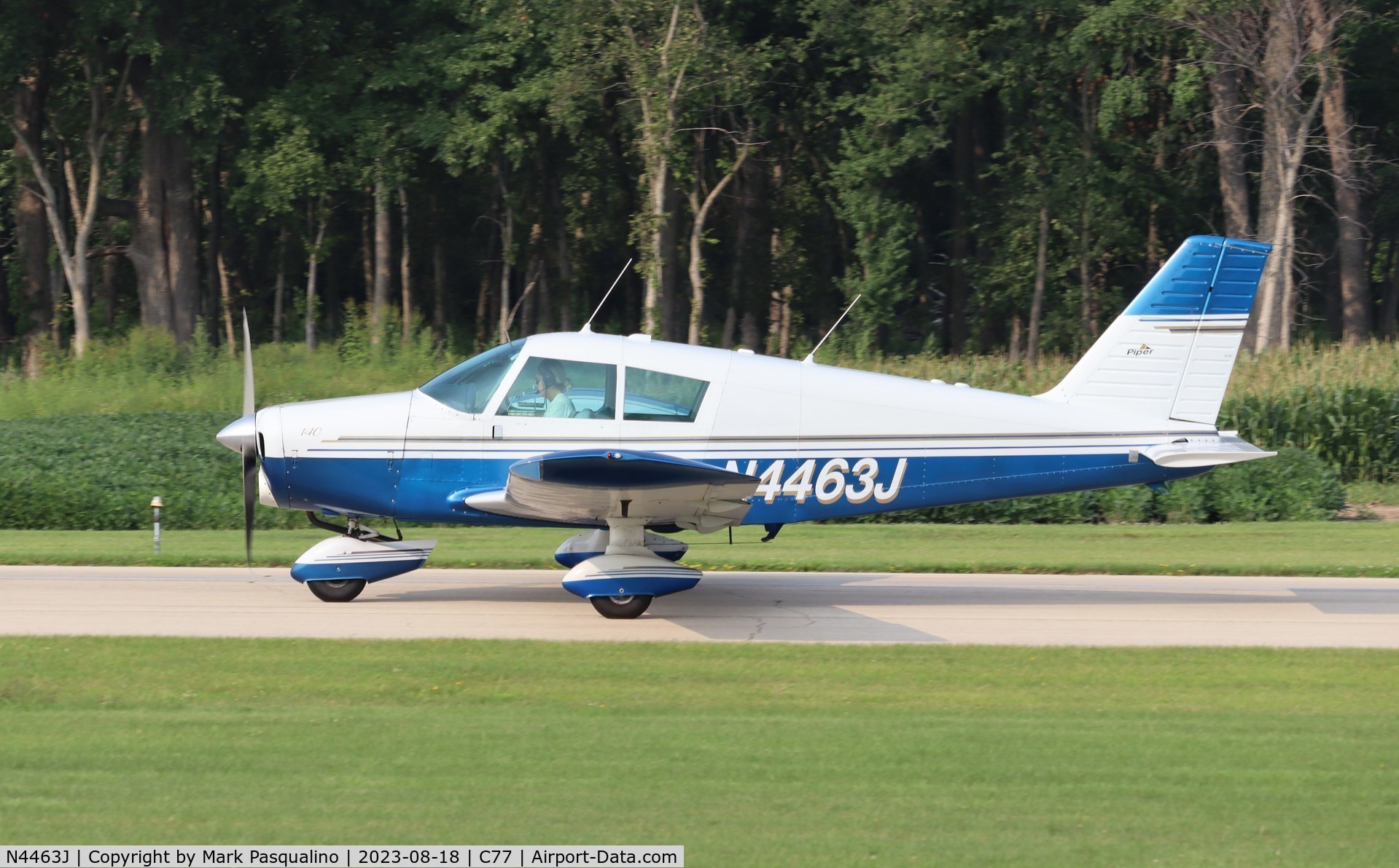 N4463J, 1967 Piper PA-28-140 C/N 28-22878, Piper PA-28-140