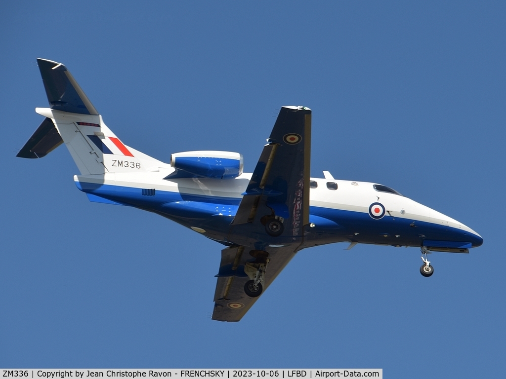 ZM336, Embraer EMB-500 Phenom C/N 50000384, RFR7272 from Cranwell QKY