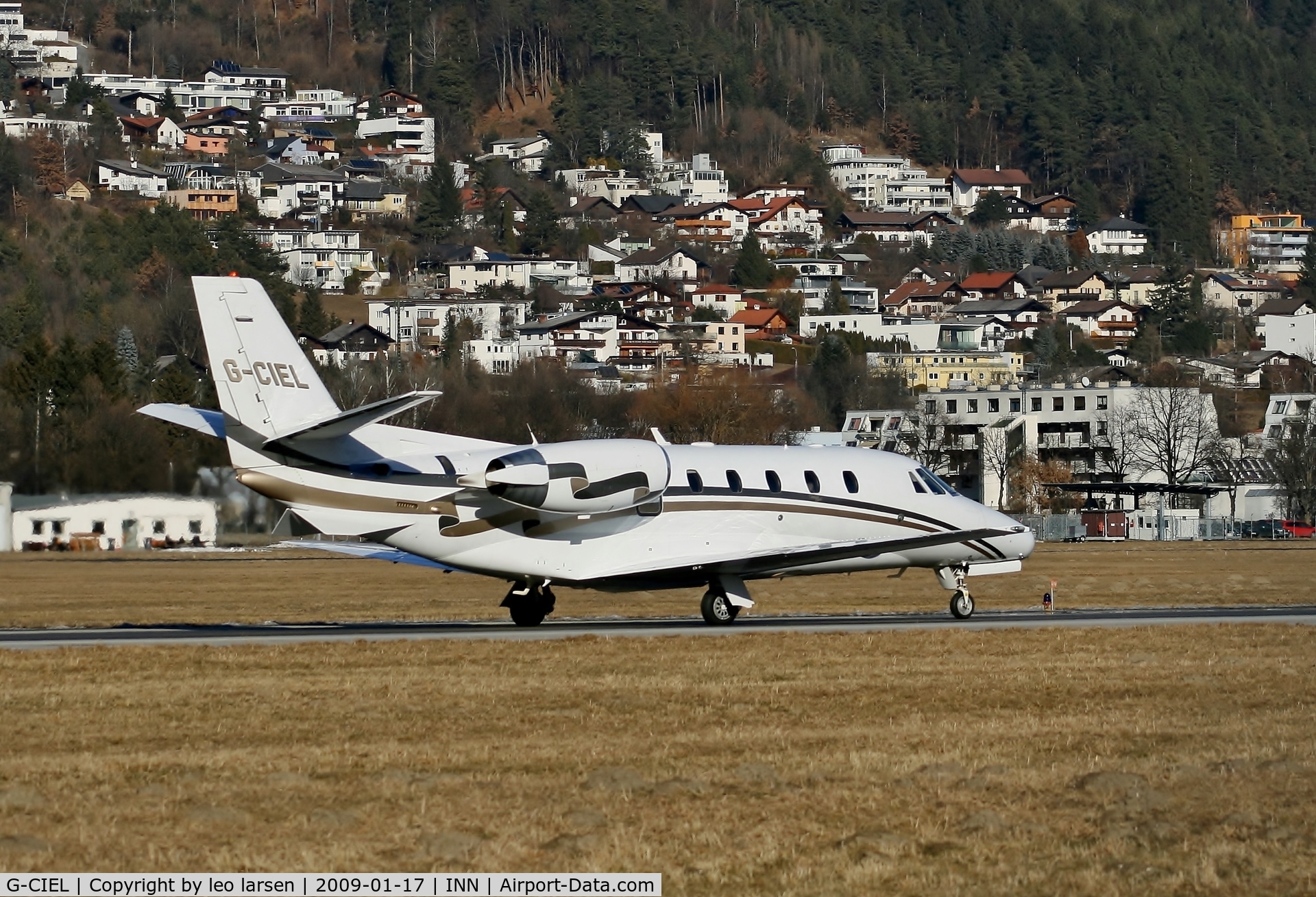 G-CIEL, 2002 Cessna 560XL Citation Excel C/N 560-5247, Innsbruck 17.1.2009