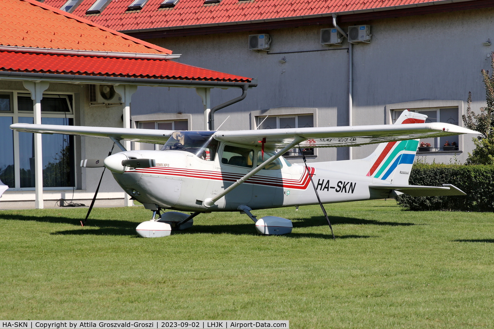 HA-SKN, 1977 Cessna R172K Hawk XP C/N R1722402, LHJK - Jakabszállás Airport, Hungary