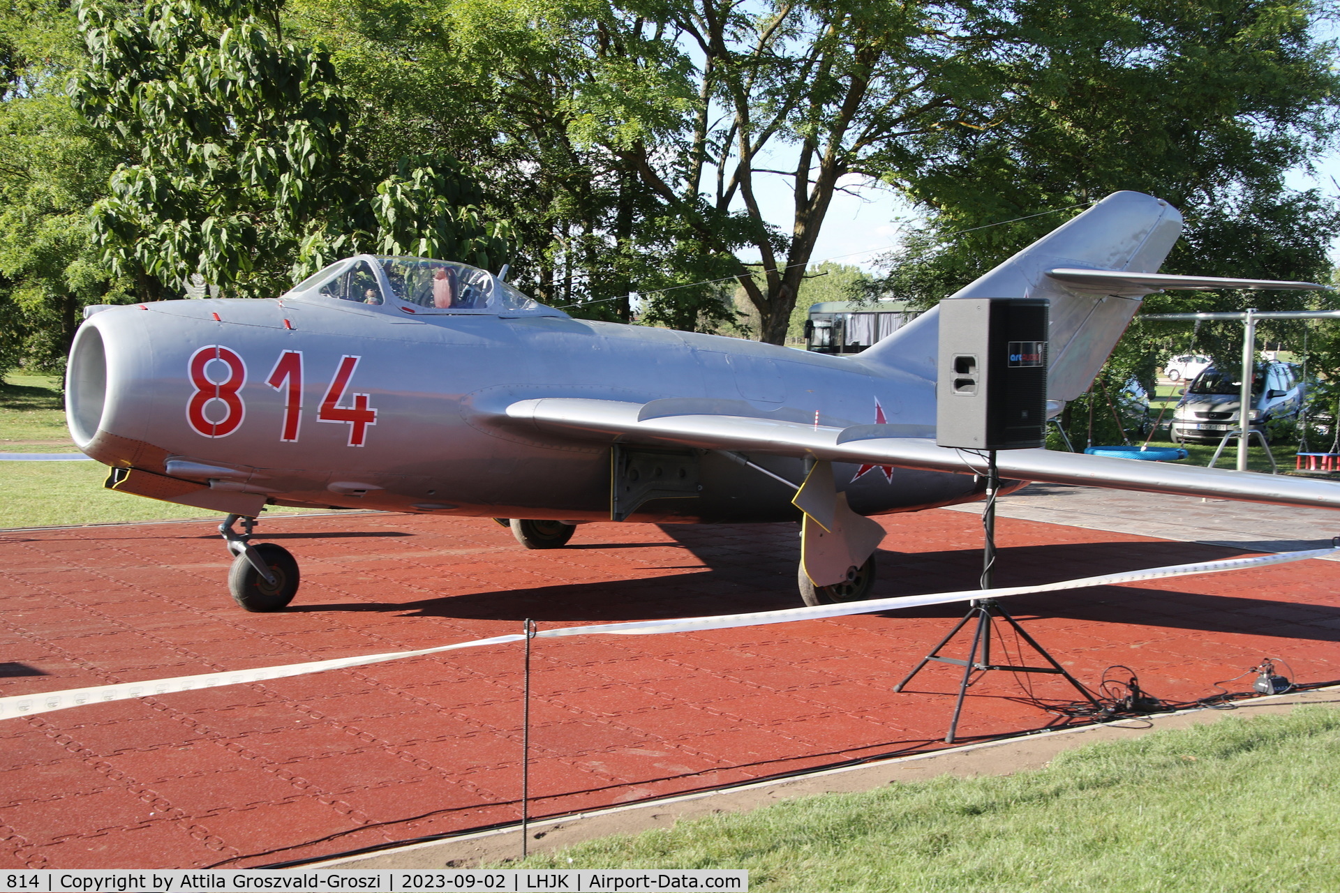 814, 1953 Mikoyan-Gurevich MiG-15 bis C/N 31530814, LHJK - Jakabszállás Airport, Hungary