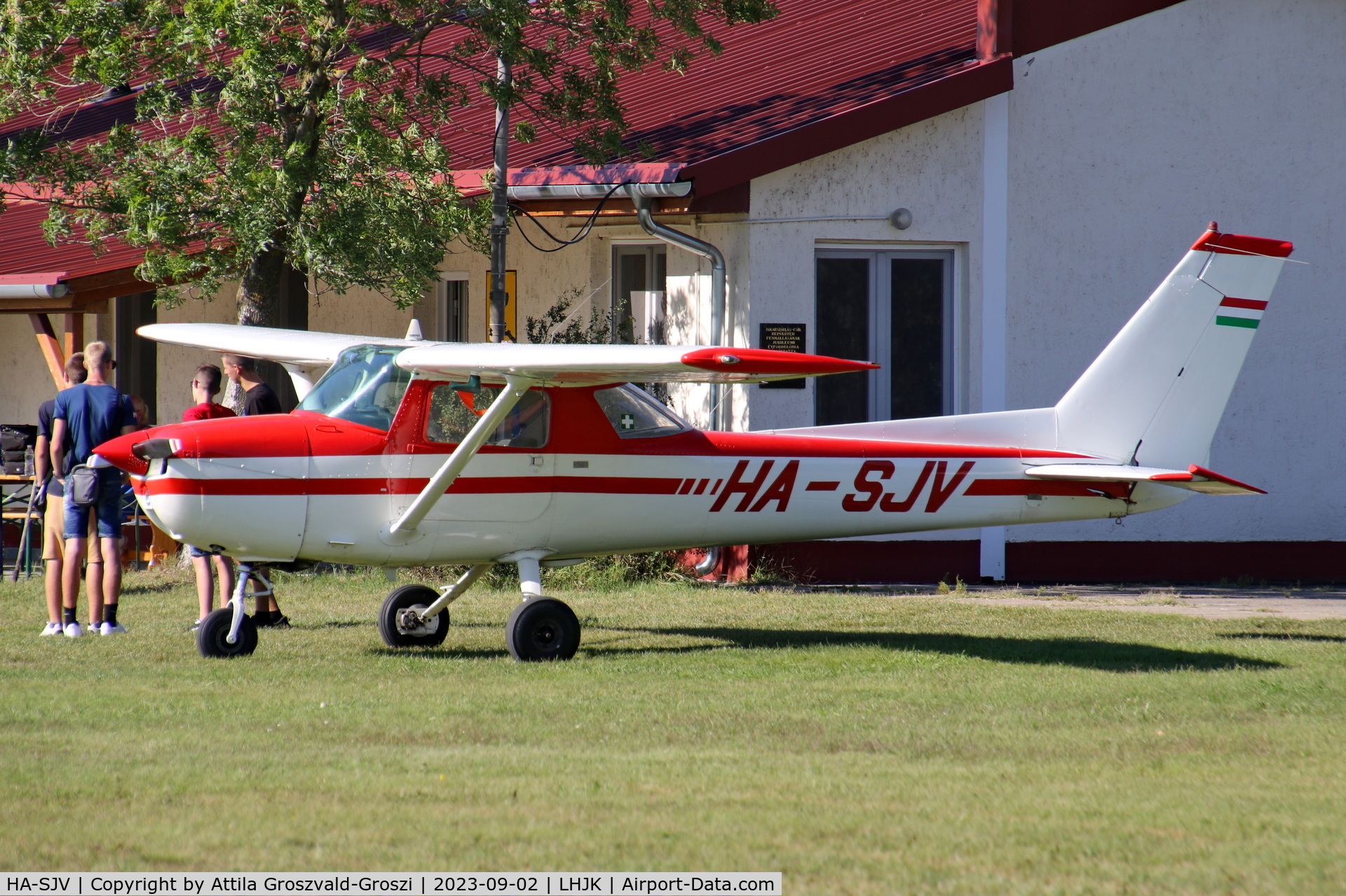 HA-SJV, Cessna 150M C/N 15076400, LHJK - Jakabszállás Airport, Hungary