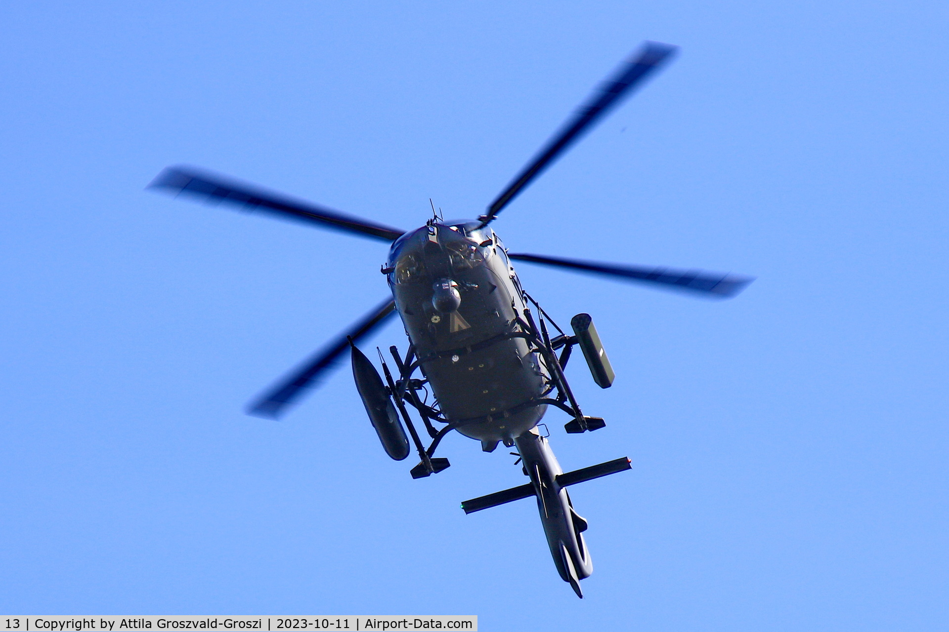 13, 2019 Airbus Helicopters H-145M C/N 20322, Jutas-Ujmajor. The Hungarian airforce is his practising base