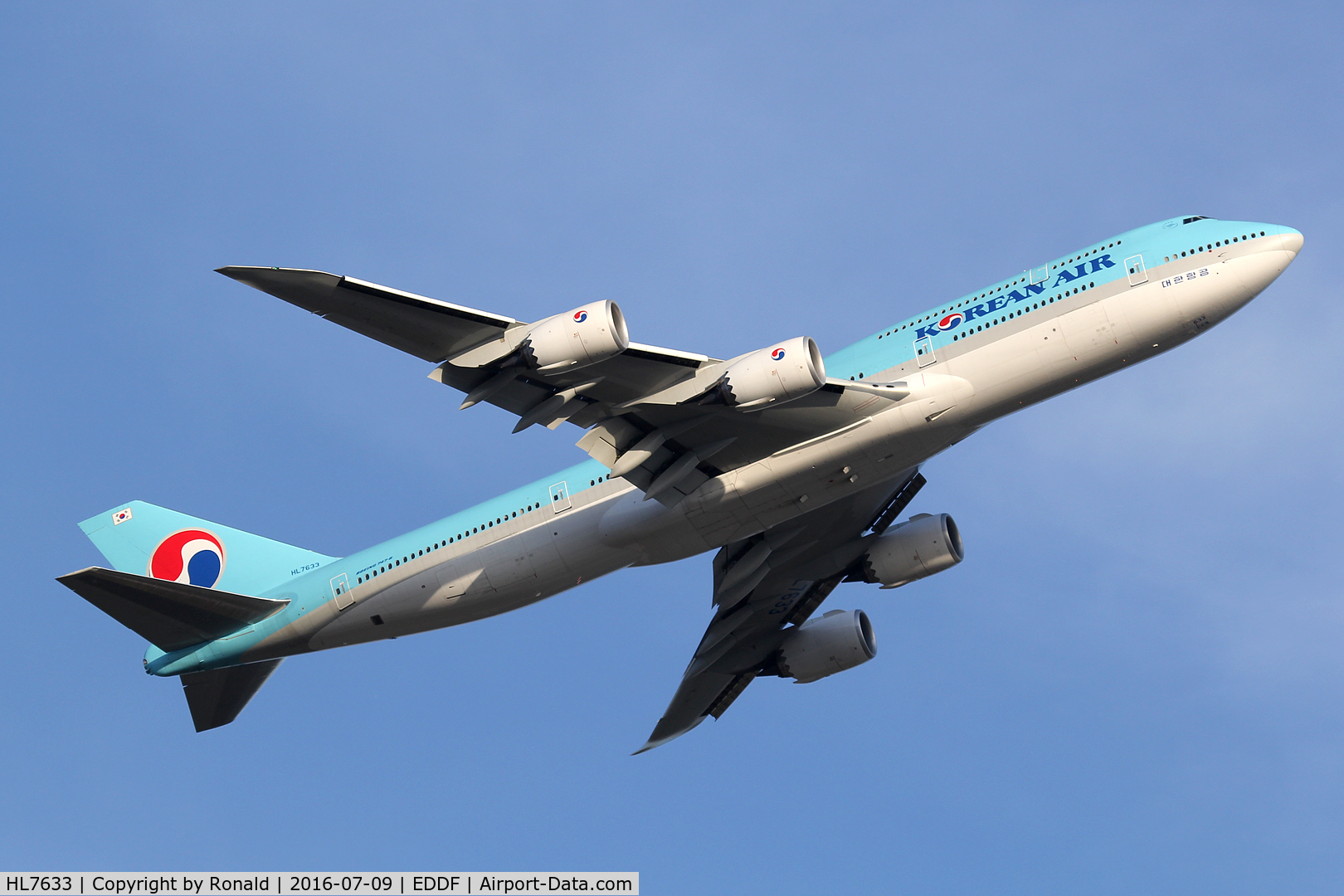 HL7633, 2015 Boeing 747-8B5 C/N 40908, at fra